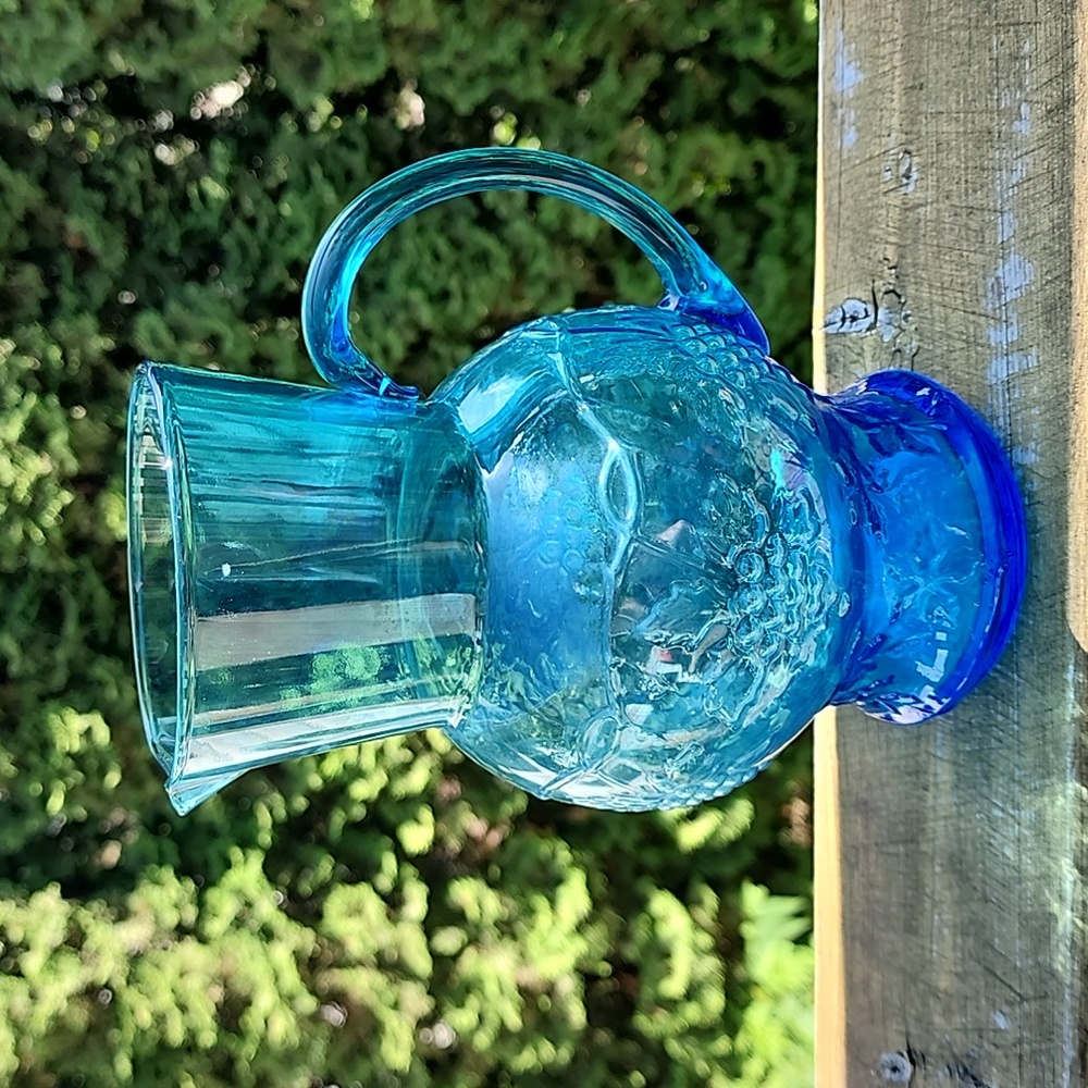 Vintage IVIMA Hand Made Glass Pitcher Portugal - Picture 14 of 16